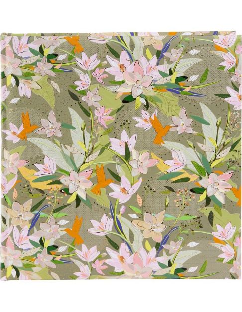 Slika FOTO ALBUM GOLDBUCH ROYAL LILLY GREEN 30X31 CM 60 STRANI BELIH