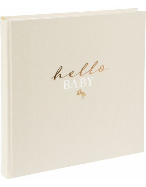 Slika FOTO ALBUM GOLDBUCH HELLO BABY BEIGE 30X31 CM 60 STRANI BELIH