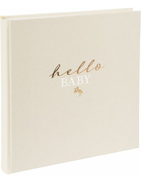 Slika od FOTO ALBUM GOLDBUCH HELLO BABY BEIGE 30X31 CM 60 STRANI BELIH