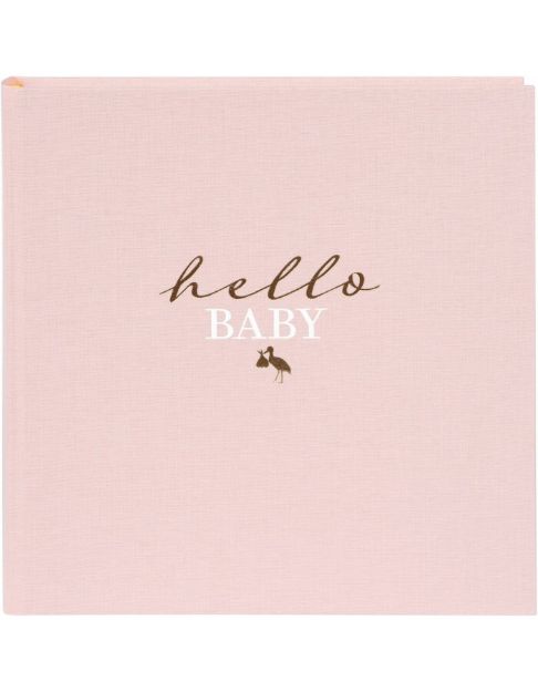 Slika od FOTO ALBUM GOLDBUCH HELLO BABY ROSE 30X31 CM 60 STRANI BELIH