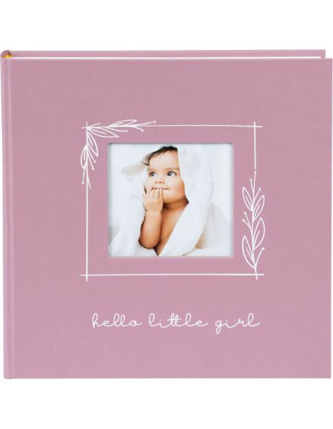 Slika FOTO ALBUM GOLDBUCH HELLO LITTLE GIRL  30X31 CM 60 STRANI BELIH