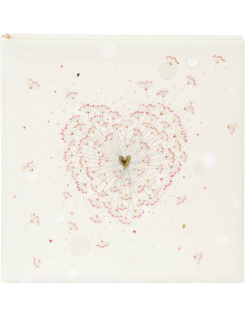 Slika FOTO ALBUM GOLDBUCH GOLDEN HEART  30X31 CM 60 STRANI BELIH