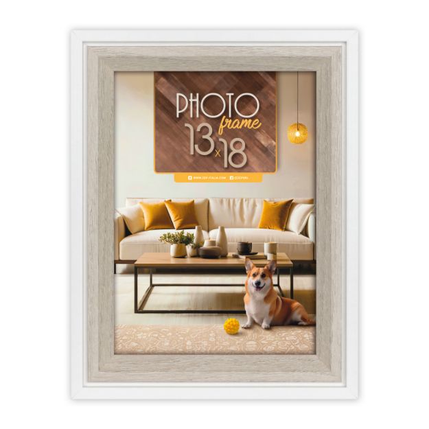 Slika od FOTO OKVIR ZEP BOLOGNA WHITE 10X15 CM BG746W