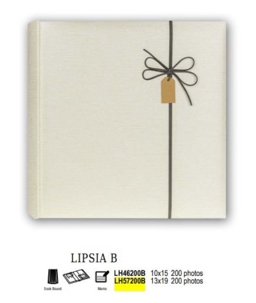 Slika FOTO ALBUM ZEP  LIPSIA BEIGE 13X19 200 SLIK CM LH57200B