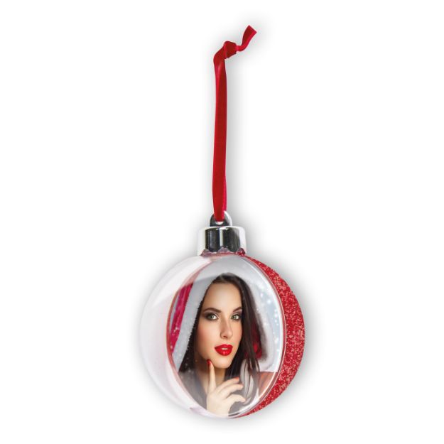 Slika FOTO OKVIR ZEP  SNOW FLAKE RED 7,5X7,5 CM SF105V1