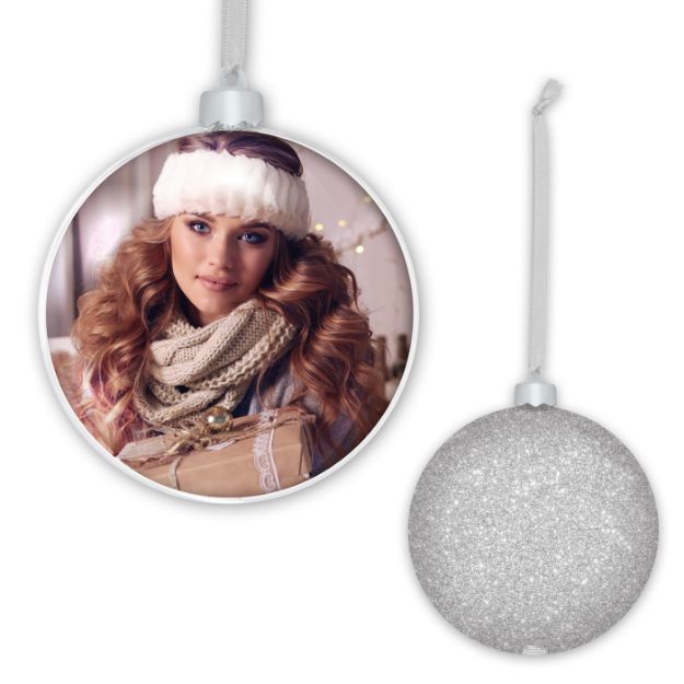 Slika FOTO OKVIR ZEP  CHRISTMAS SILVER 8,5X8,5 CM SF104S1