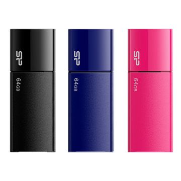 Prikaži podrobnosti za SILICON POWER KLJUČ ULTIMA U05 BLACK 64GB Slika SILICON POWER KLJUČ ULTIMA U05 BLACK 64GB