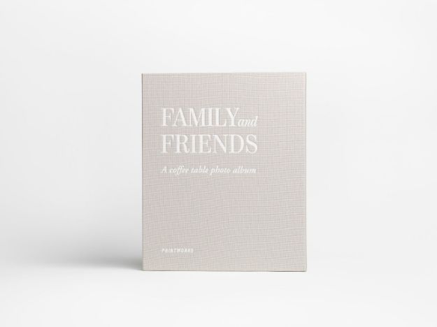 Slika FOTO ALBUM  FAMILY AND FRIENDS, GREY PRINTWORKS