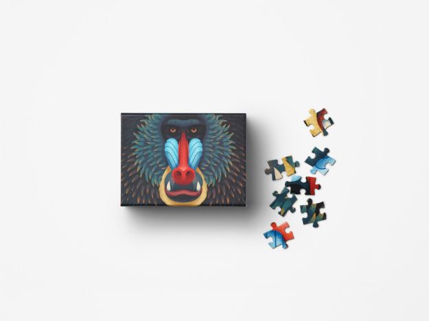 Slika PUZZLE MANDRILL , 100 PCS PRINTWORKS