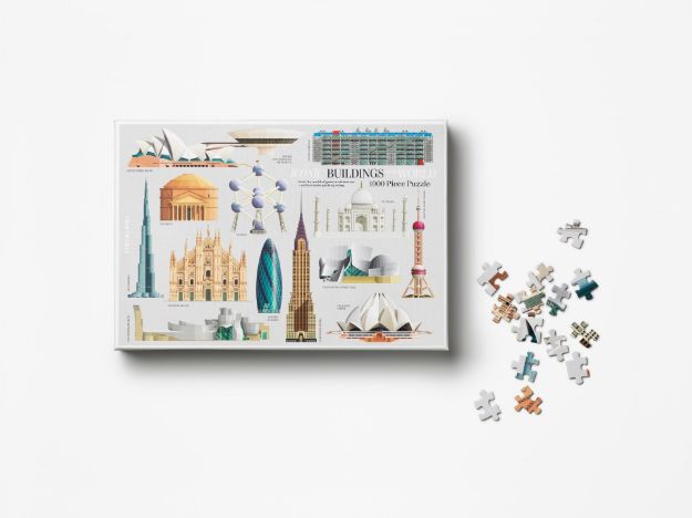 Slika PUZZLE - ICONIC BUILDINGS PRINTWORKS