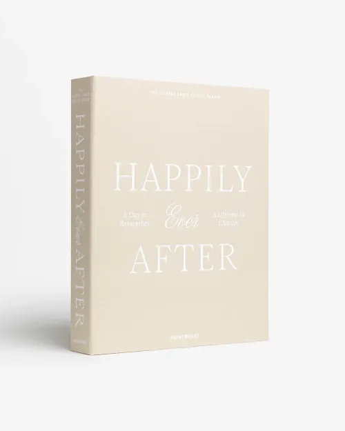 Slika FOTO ALBUM  HAPPILY EVER AFTER , BEIGE PRINTWORKS