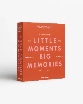 Prikaži podrobnosti za FOTO ALBUM LITTLE MOMENTS, BIG MEMORIES, ORANGE PRINTWORKS Slika FOTO ALBUM LITTLE MOMENTS, BIG MEMORIES, ORANGE PRINTWORKS