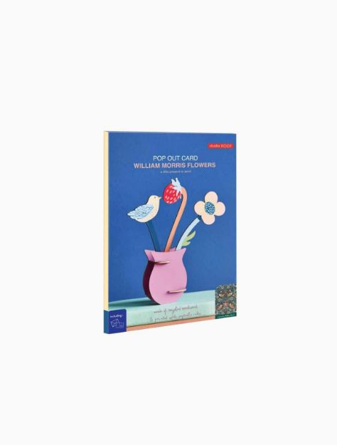 Slika STUDIO ROOF POP OUT CARDS - WILLIAM MORRIS FLOWERS TPO105