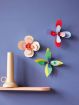 Slika STUDIO ROOF SMALL WALL FLOWERS - LIME COCKTAIL - SET OF 3 FLOW14