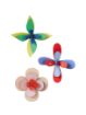 Slika STUDIO ROOF SMALL WALL FLOWERS - LIME COCKTAIL - SET OF 3 FLOW14