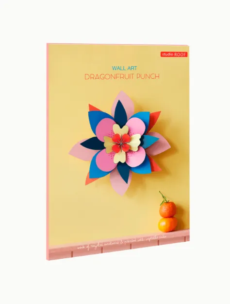 Slika STUDIO ROOF BIG WALL FLOWER - DRAGONFRUIT PUNCH FLOW17