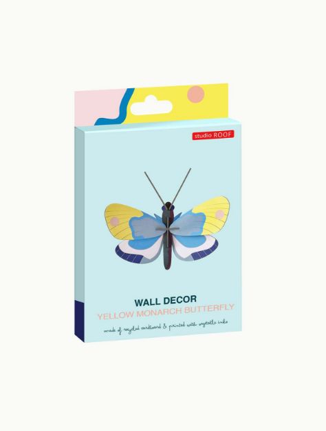 Slika STUDIO ROOF SMALL INSECTS - YELLOW MONARCH BUTTERFLY IMA73