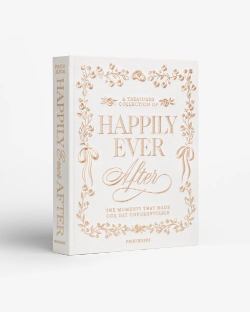 Slika EMBROIDERED PHOTO ALBUM HAPPILY EVER AFTER PRINTWORKS